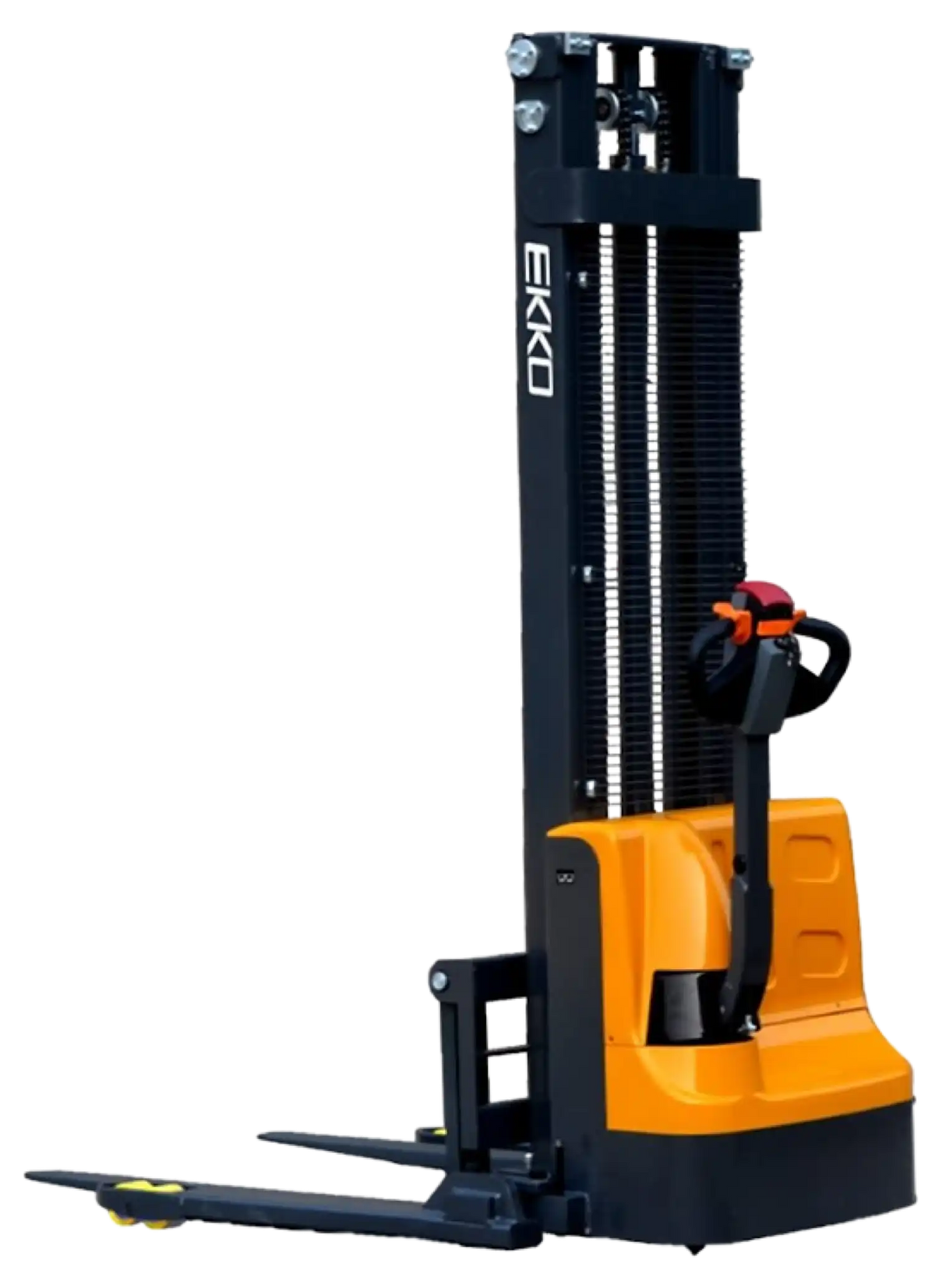 Ekko EB12E-138 Full Powered Straddle Stacker 138" Height 2640 Lbs. New