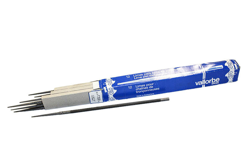 Stens 700-161 STE-57-453 Vallorbe Chainsaw Files Round 7/32" x 8" Long. Sold in Box of 12