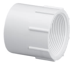 435-080 Adapter, 8" Slip x FPT PVC Schedule 40