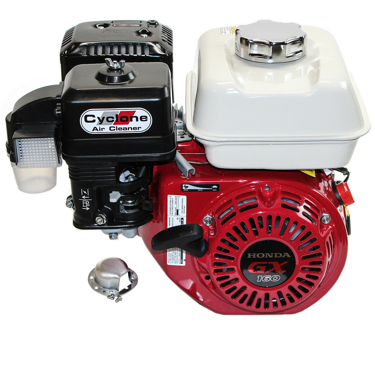 Honda GX160UT2QC9 4.8 HP Horizontal 3/4"x2-5/16" Keyed Shaft, Recoil Start, Overhead Valve, Cast Iron Sleeve, Low Oil Shutdown, Cyclone Air Filter,...