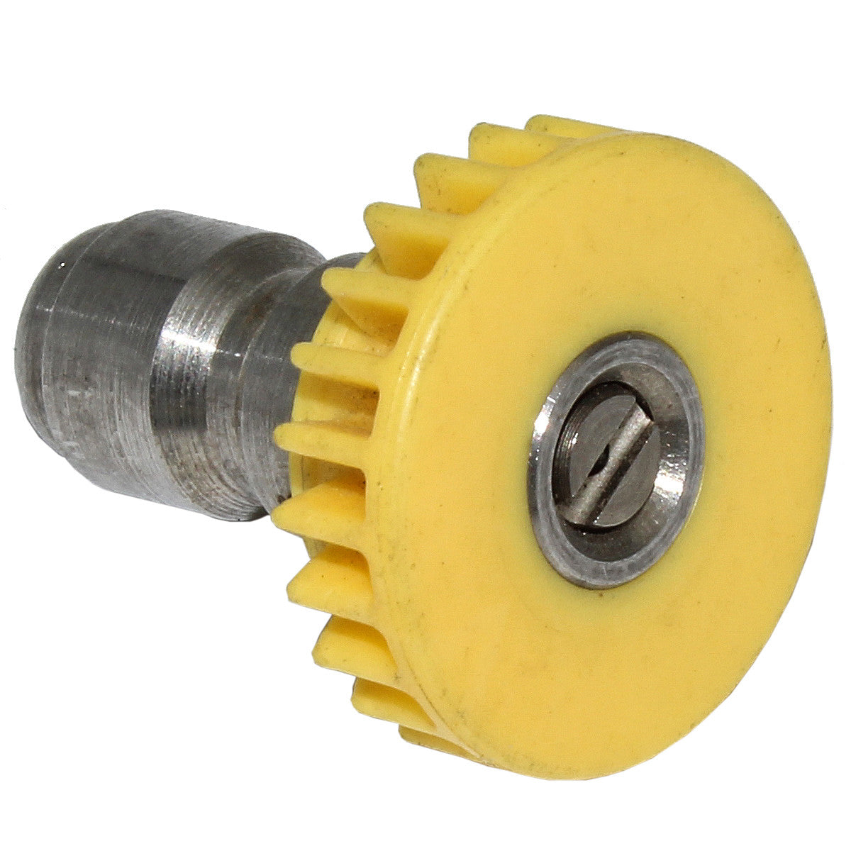 Devilbiss QuickTip-Yell-4.5 Yellow Spray Nozzle for Quick Couple Tip, 15 Degree Pattern, 4.5 Orifice Slightly Dirty From Storage. Air Products Pres...