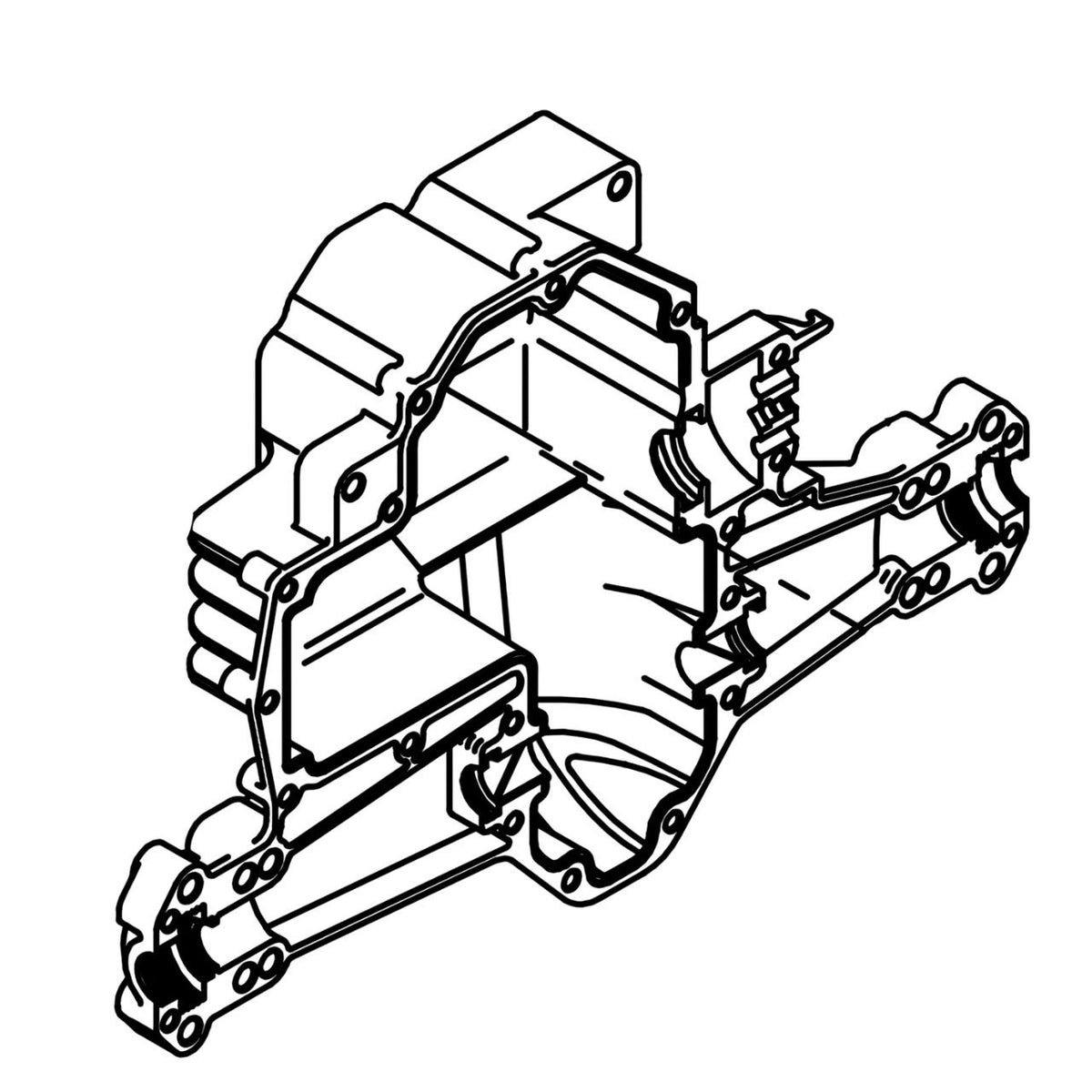 Hydro-Gear 50298 Housing Lower Machined