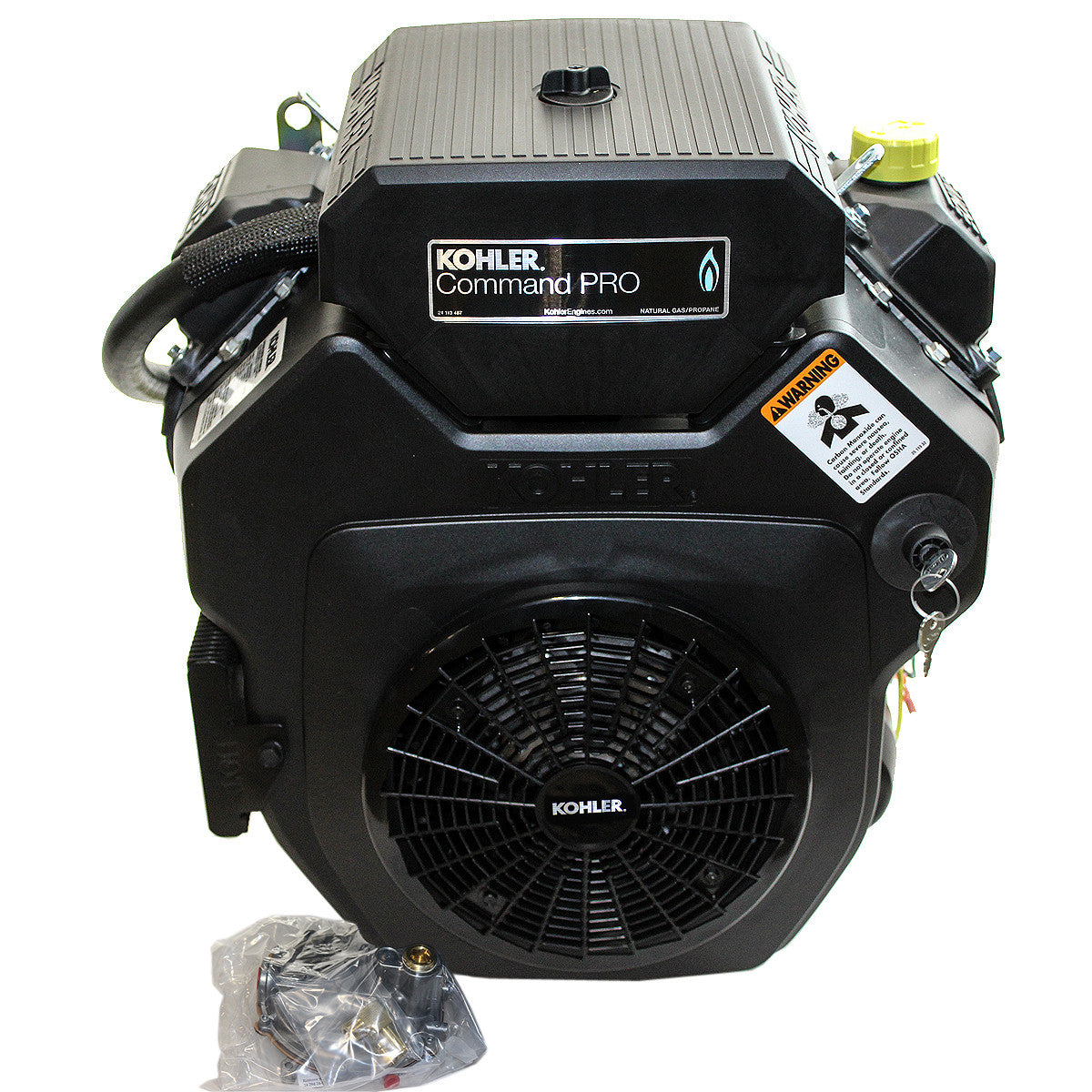 Kohler PA-CH740-0101 CH740S-0101 25 HP Command Overhead Valve Horizontal 1-1/8"x4" Shaft, Electric Start, LP/Natural Gas, 15 Amp, Engine