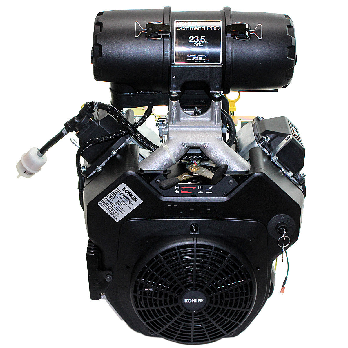 Kohler PA-CH732-3001 23.5 HP Command Horizontal 1-1/8"x4" Shaft, Electric Start Panel, Snorkle Air Cleaner, Engine