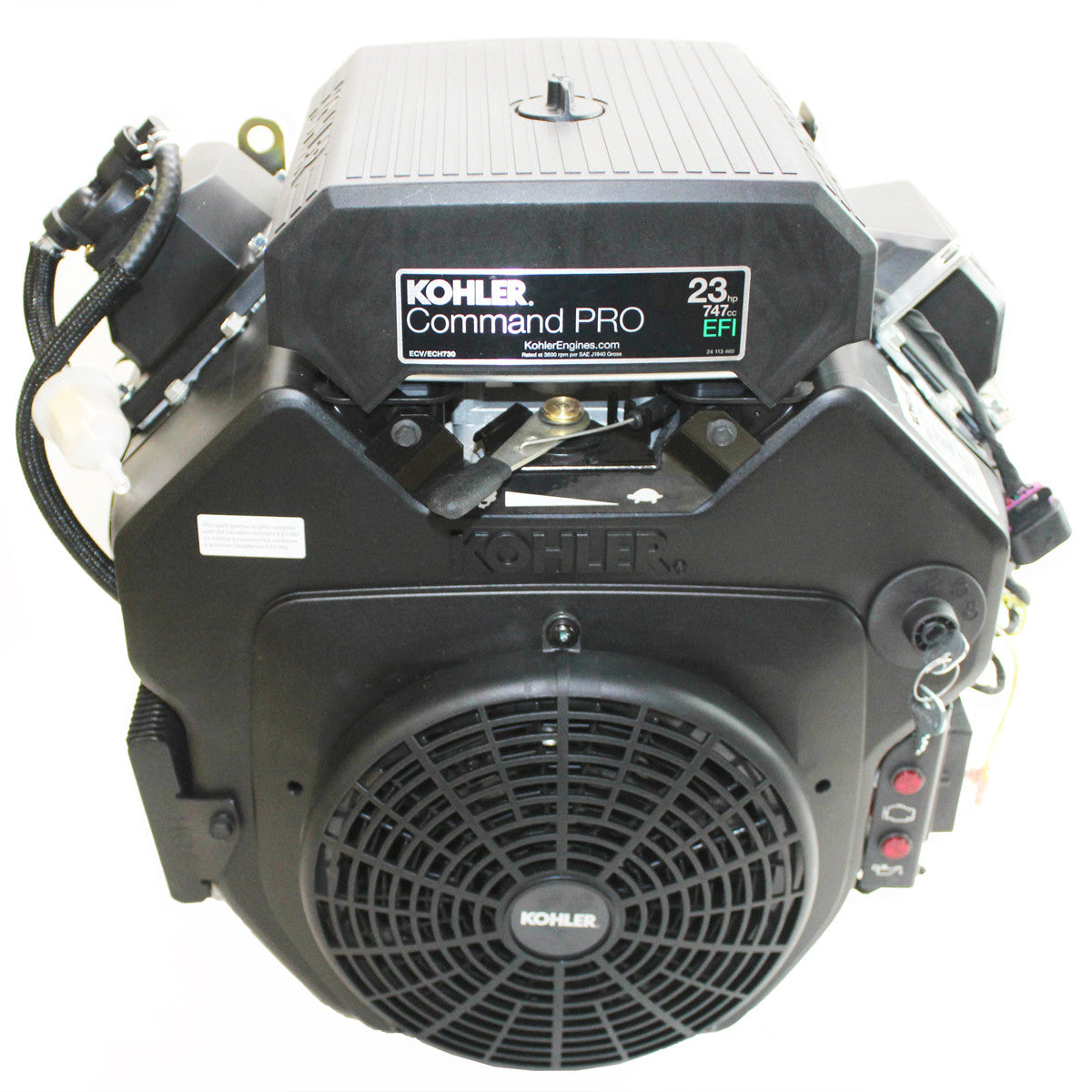 Kohler PA-ECH730-3006 23 HP Horizontal 1-1/8" x 4" Shaft, Efi, Oil Cooler, Throttle Control, Key Switch, Engine