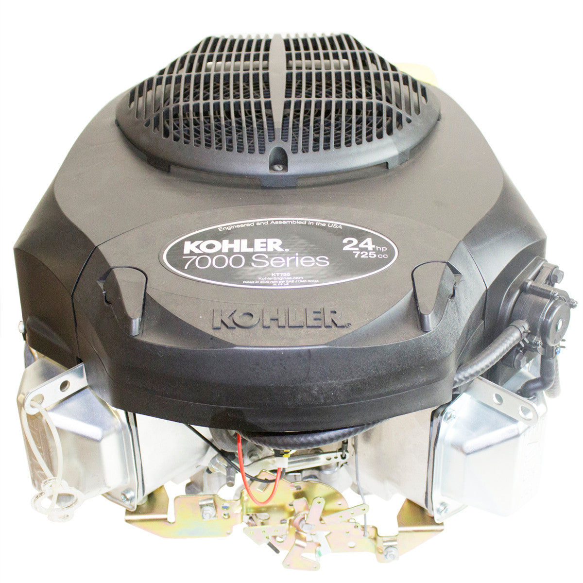 Kohler PA-KT735-3053 24 HP 7000 Series Engine, Vertical 1" x 3-5/32" Shaft, Overhead Valve Electric Start, 15 Amp Alt, Fuel Pump, Oil Filter
