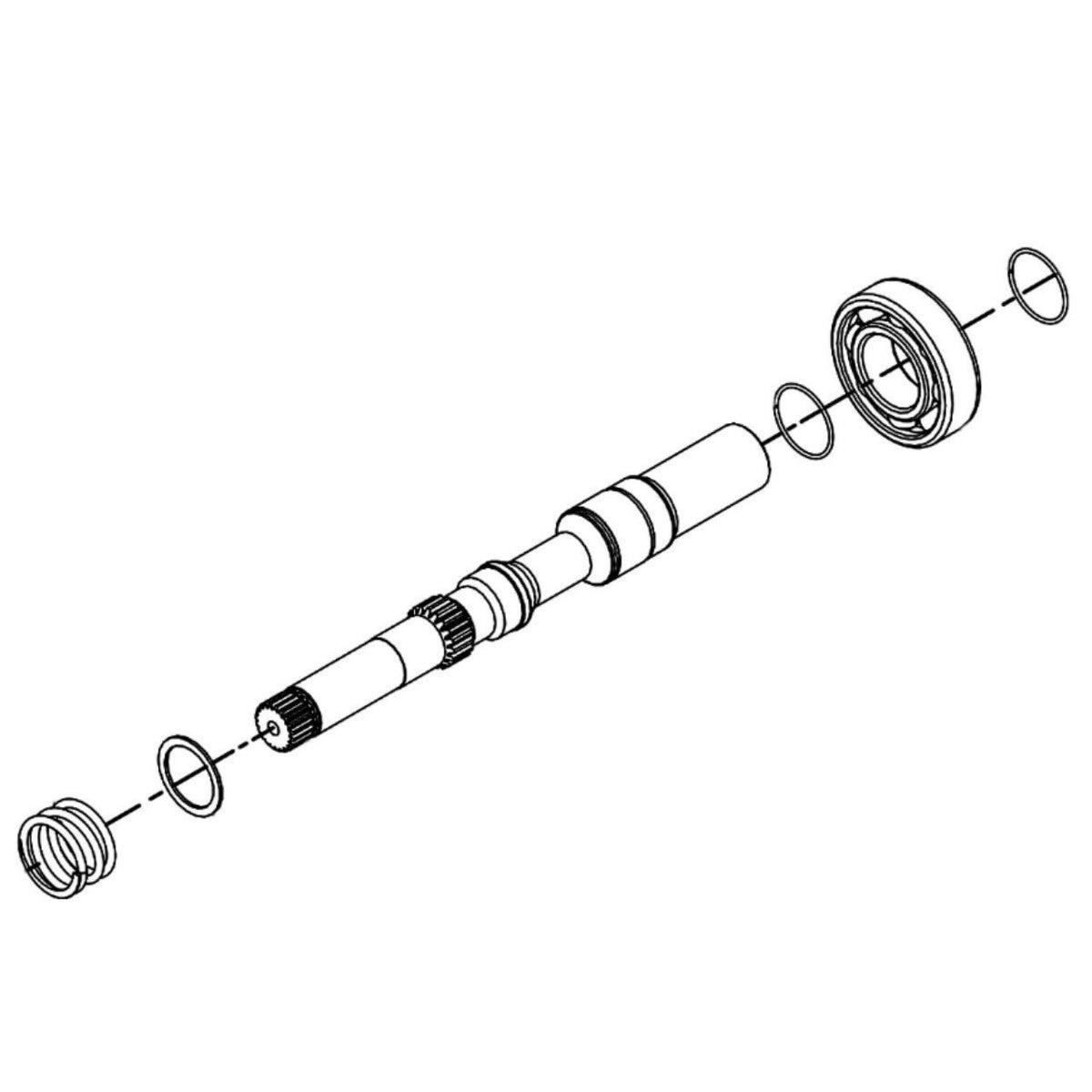 Hydro-Gear 70754 Pump Shaft 7/8 Keyed Kit