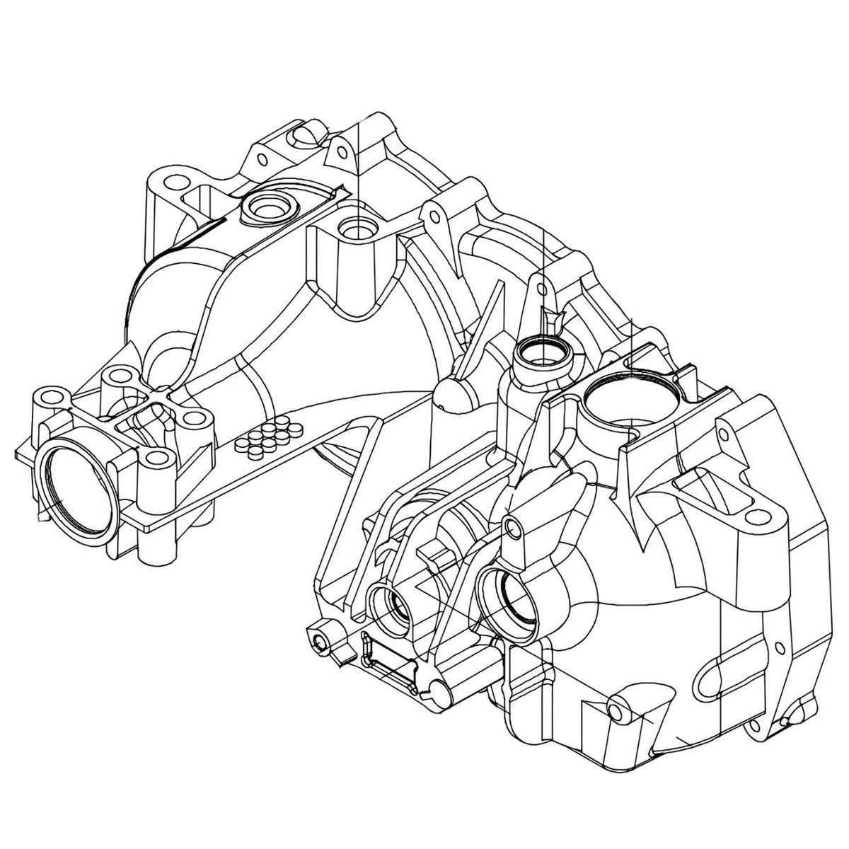 Hydro-Gear 70974R Main Housing Right Hand Kit