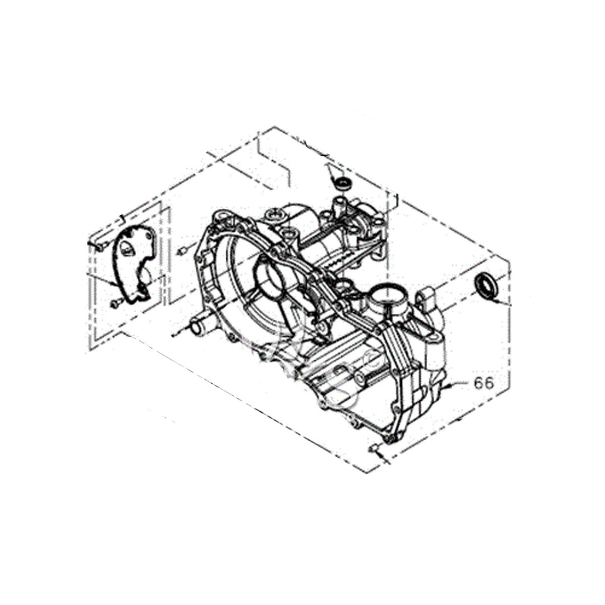 Hydro-Gear 71030R Main Housing Right Hand Kit