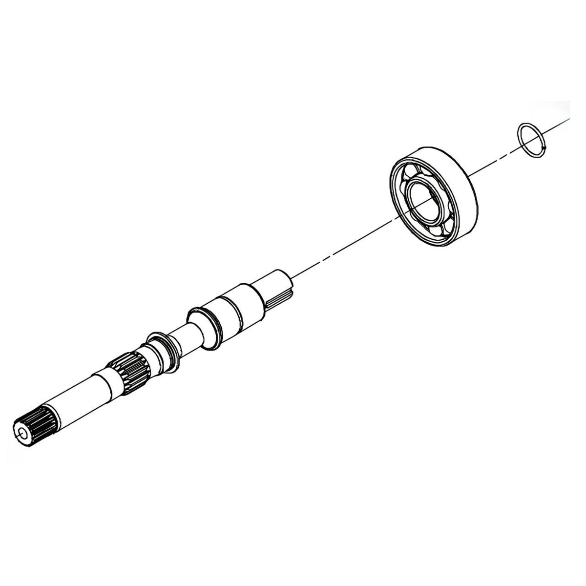 Hydro-Gear 71260 Pump Shaft 9T Slotted Charger Kit