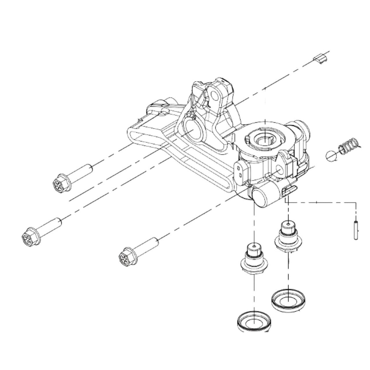Hydro-Gear 71975 Center Section Left Hand Charge Kit