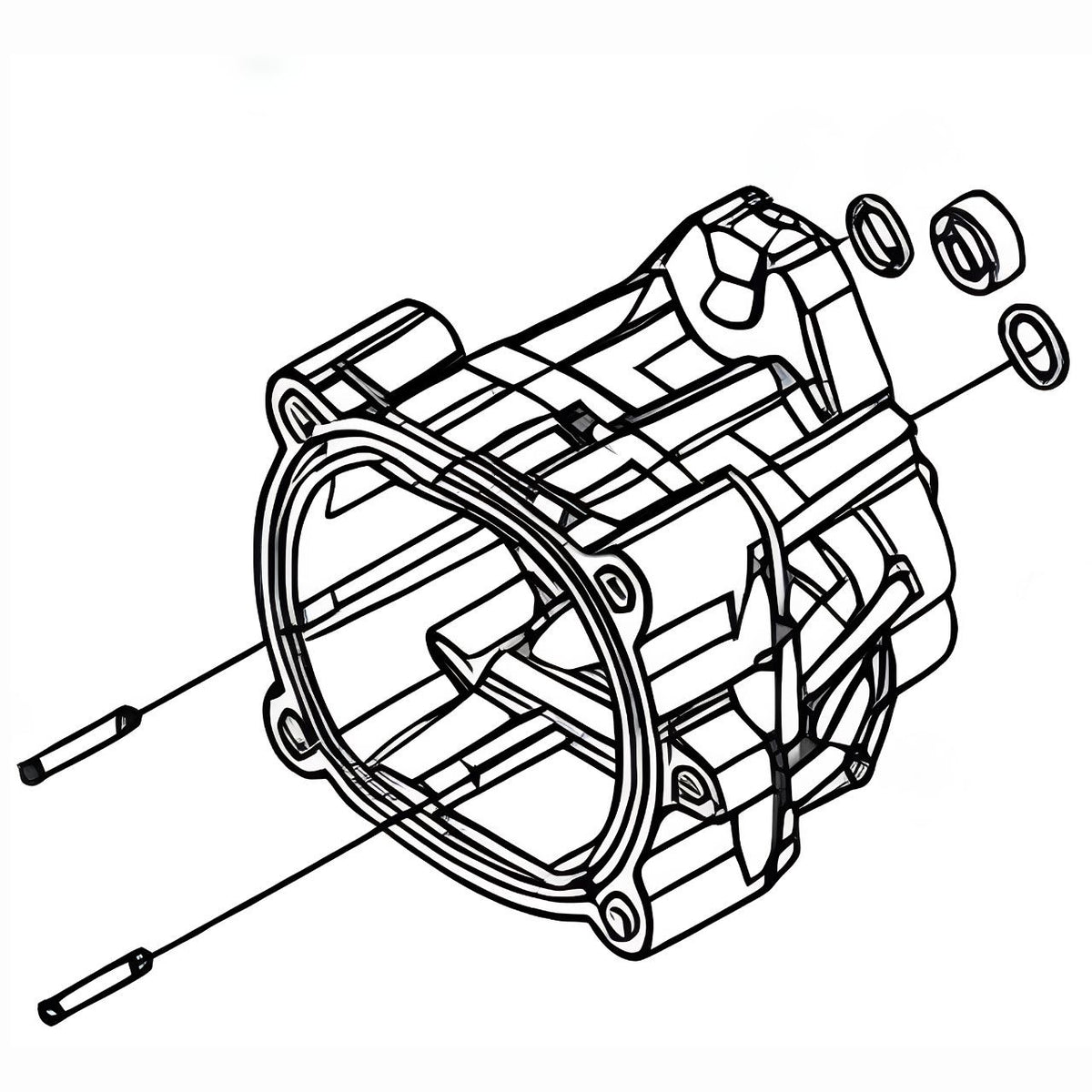 Hydro-Gear 73082 Housing Main Right Hand Kit