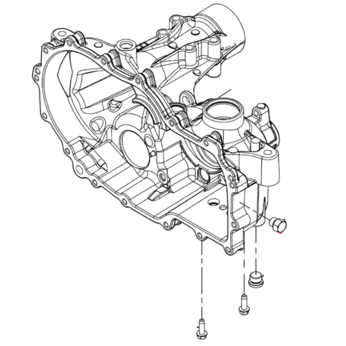 Hydro-Gear 73252 Main Housing Right Hand Kit