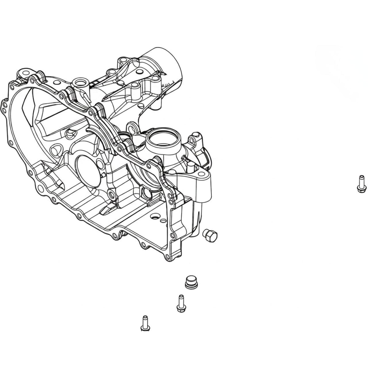 Hydro-Gear 73253 Main Housing Left Hand Kit