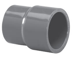 829-338 Coupling, 3 x 2" Slip PVC Schedule 80
