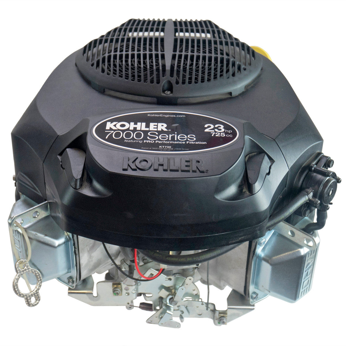 Kohler PA-KT730-3025 23 HP 7000 Series Engine, Vertical 1-1/8" x 4-3/8" Shaft, Electric Start, 15 Amp Alternator, Fuel Pump (Made for Dixie Chopper)