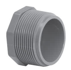 850-012 Plug, 1-1/4" MPT PVC Schedule 80