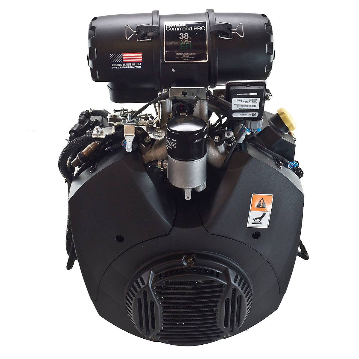 Kohler PA-ECH980-3001 38 HP Command Engine, Horizontal 1-7/16"x4-29/64" Shaft, Fuel Pump, Oil Cooler, Heavy Duty Air Cleaner