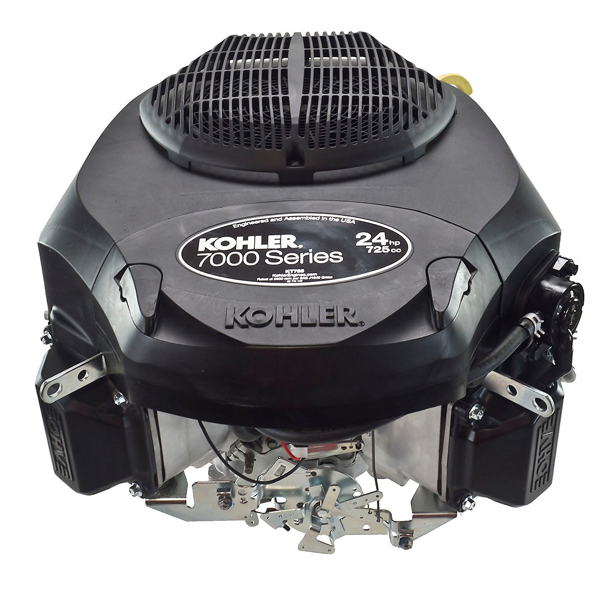 Kohler PA-KT735-3089 24 HP 7000 Series Engine, Vertical 1" x 3-5/32" Shaft, Overhead Valve Electric Start, 15 Amp Alternator, Fuel Pump, Oil Filter