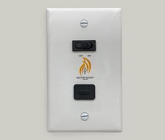 Heat & Glo BATTERY-WSK Wall Switch with Battery Back-Up Control