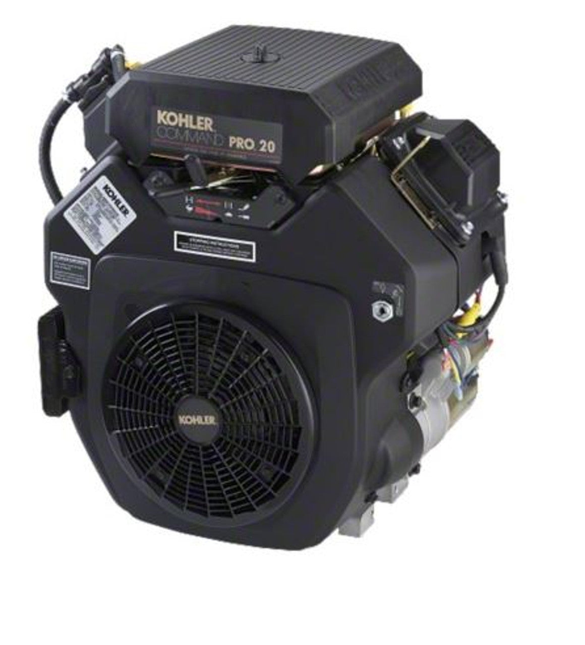 Kohler PA-CH640-3264 20.5 HP Command Pro Series Engine, Horizontal 1-1/8" x 4" Shaft, Electric Start, 15 Amp Alternator