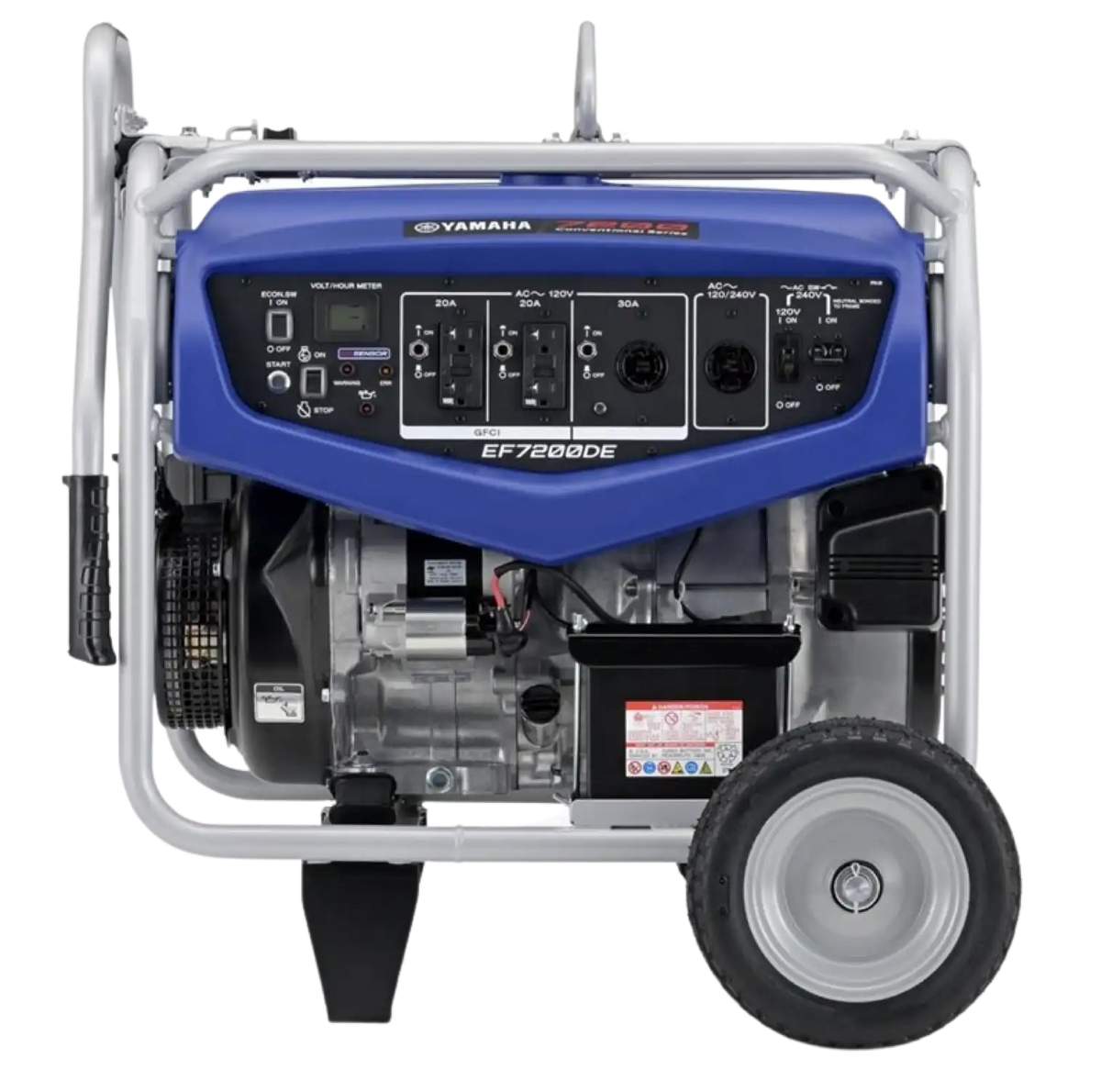 Yamaha EF7200DE 6000W/7200W Electric Start Gas Generator with CO Sensor New