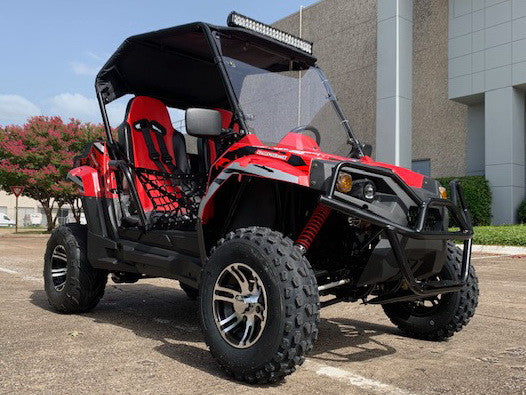 Trailmaster TM-CHALL-200EX Challenger 200EX Efi Utv Deluxe, Windshield, Push Bar, Alloy Wheels, Light Bar