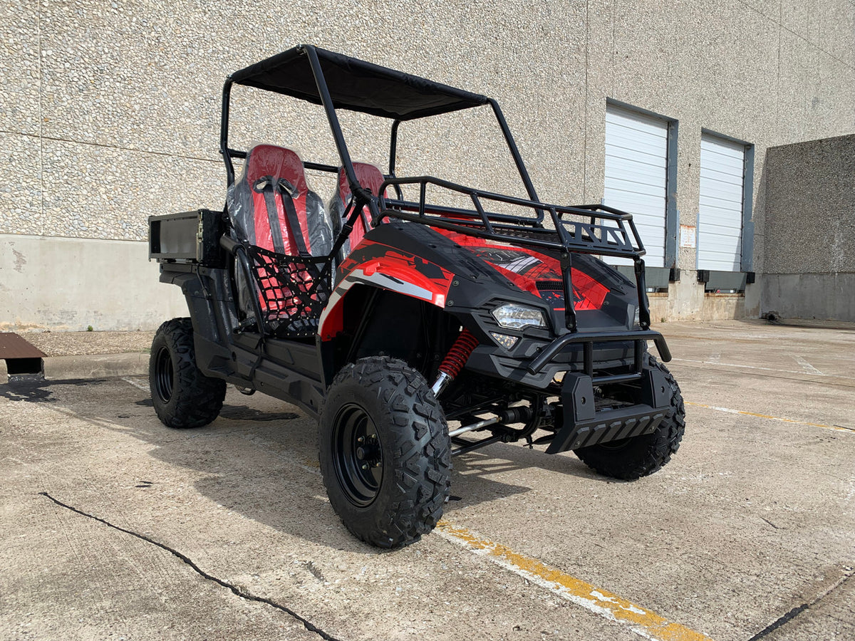 Trailmaster TM-CHALL-200U Challenger 200U Utv Side-by-Side, Front Cargo Rack, Rear Dump Bed