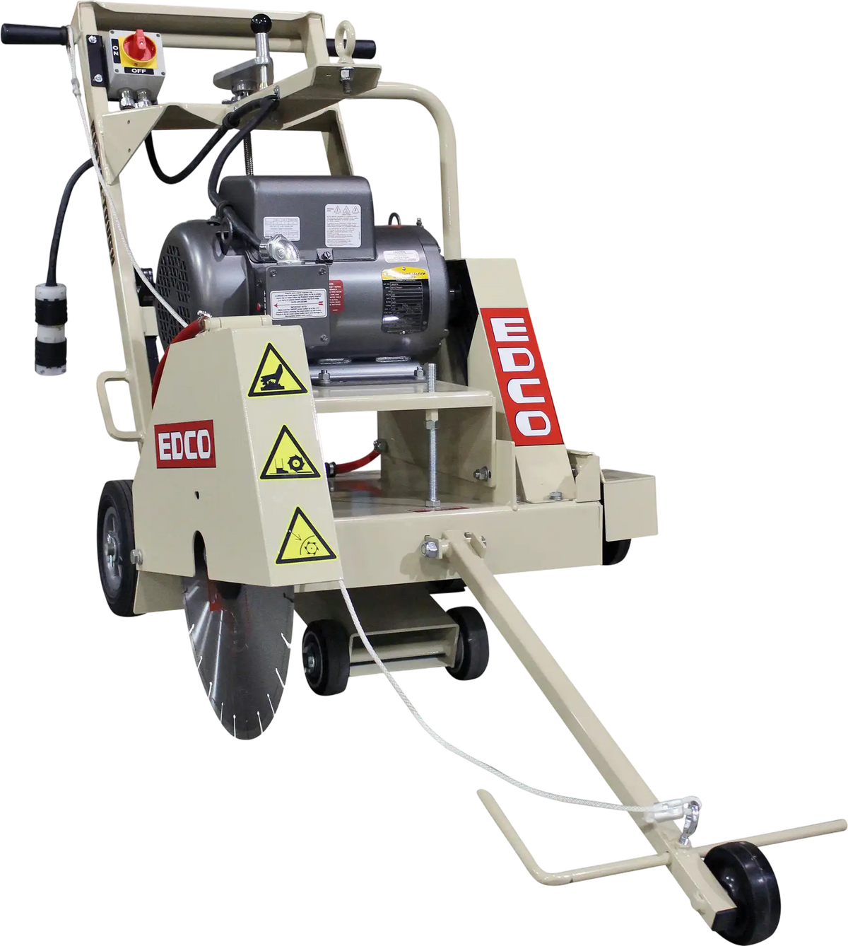 EDCO 37300 DS-18 Concrete Saw 18" Walk-Behind Downcut Electric 5 HP Engine 230V New