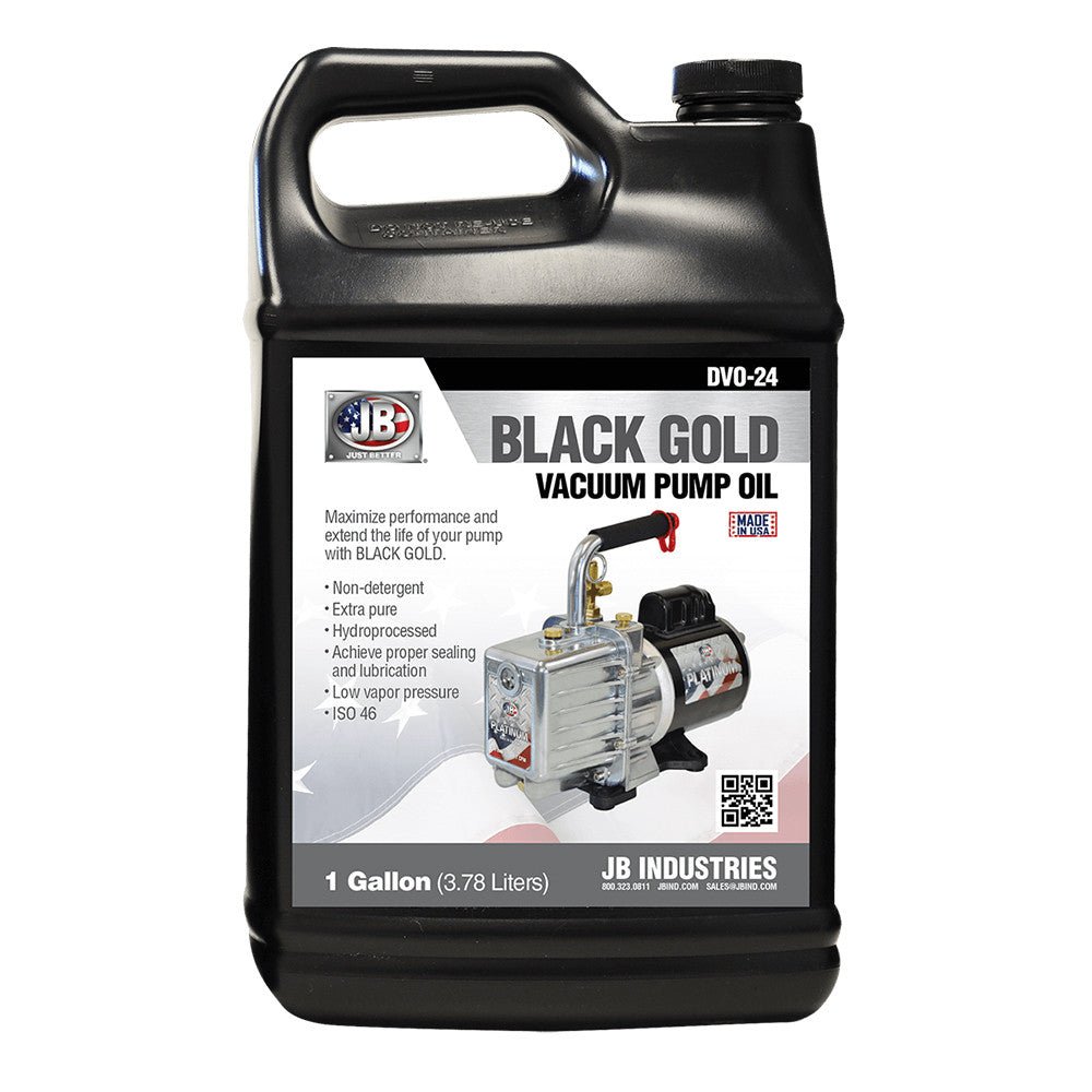 JB Industries DVO-24 JB Black Gold Vacuum Pump Oil - 1 Gallon