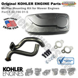 Kohler 32 786 01-S 7000 Series Muffler Kit — Bottom Outlet Vertical