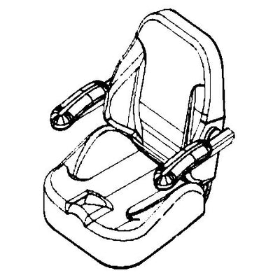 Husqvarna 598696602 SEAT.HUSQVARNA.18"