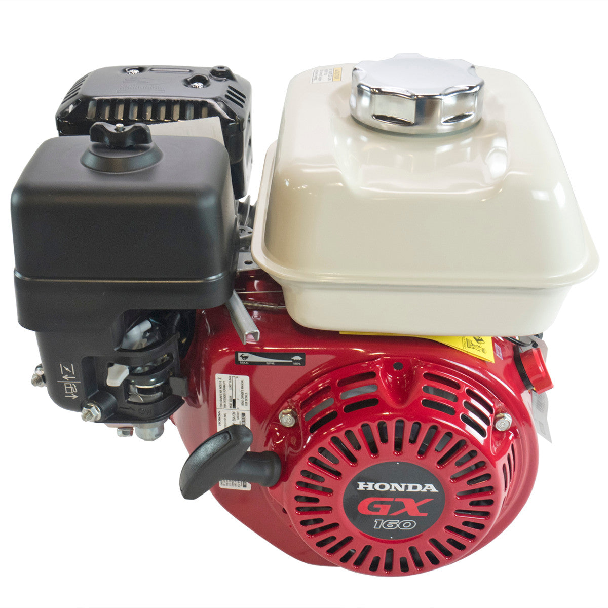 Honda GX160UT2X-TX2 4.8 Net Power GX Commercial Series Engine, Horizontal 5/8"x2-27/64" Externally Threaded Shaft
