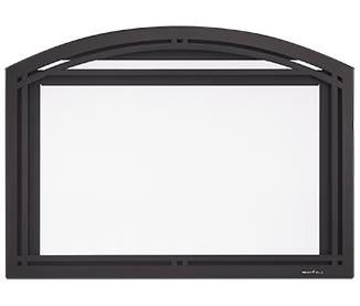 Heat & Glo GAL-FB30-BK Black Galleria Front Screen