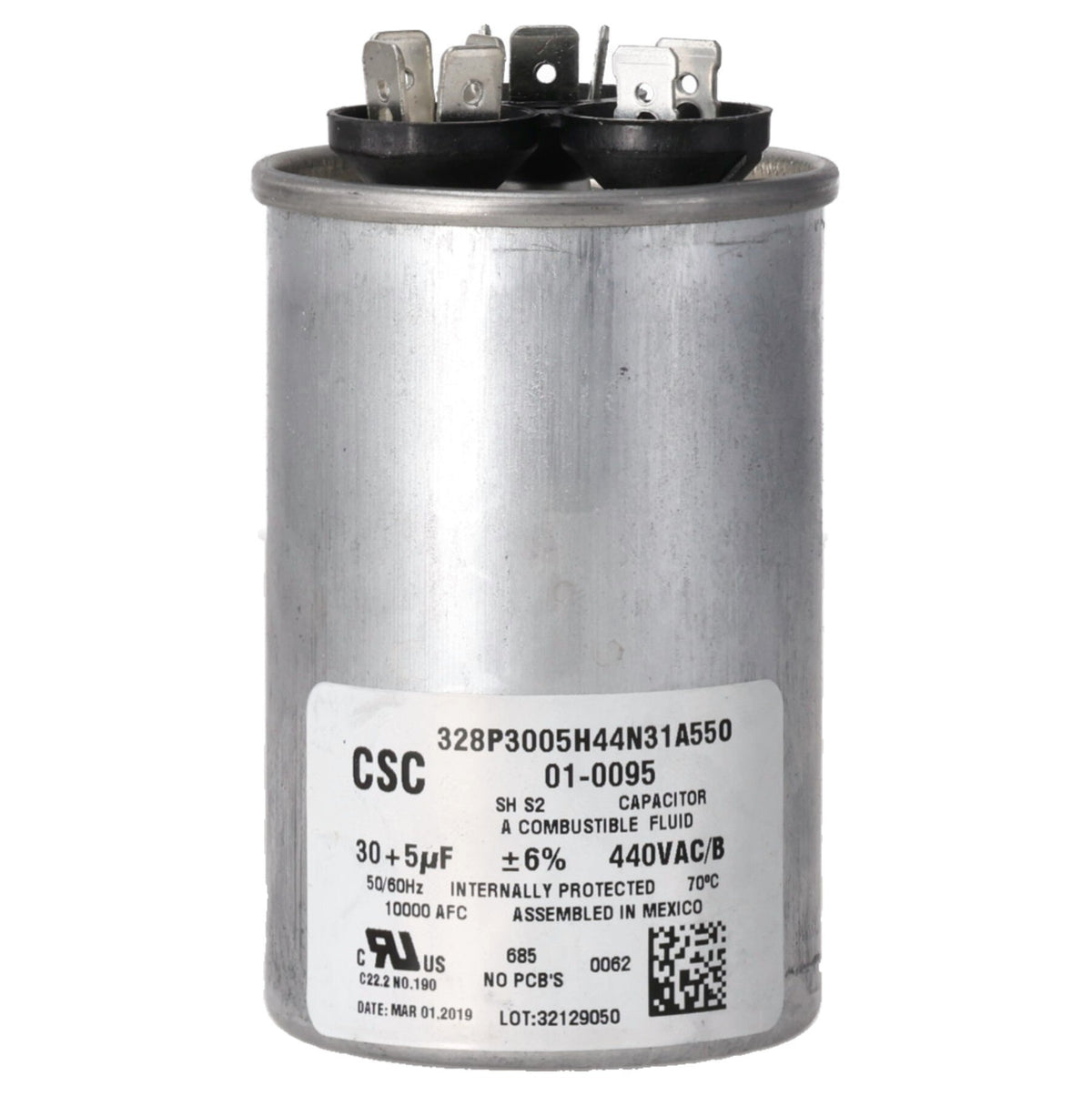 Rheem 01-0095 Capacitor - Dual