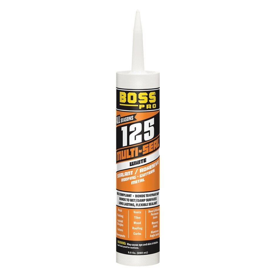 BOSS 12501 Multi-Seal White Construction Sealant