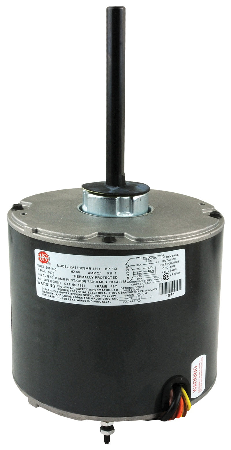 Rheem 1861 Condenser Fan Motor - 1/3 Hp