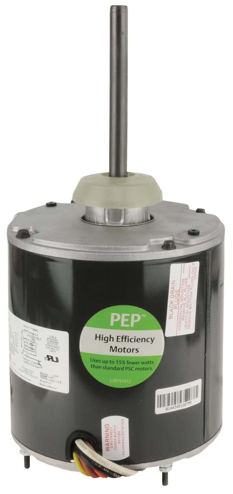 Rheem 1862PEP High Efficncy Condenser Fan MOTOR-1/2HP