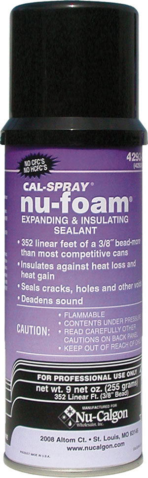 Rheem 4293-04 Nu-Foam Expanding Foam- 9OZ 9 (12/CASE)