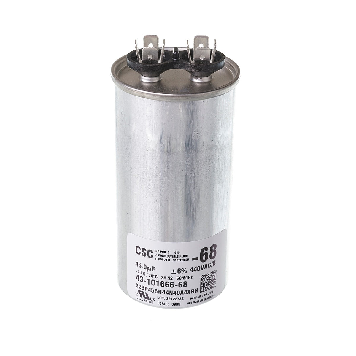 Rheem 43-101666-68 Capacitor 45/440