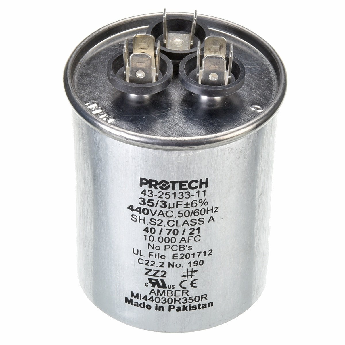 Rheem 43-25133-11 35/3/440 Dual Round Metal Finish