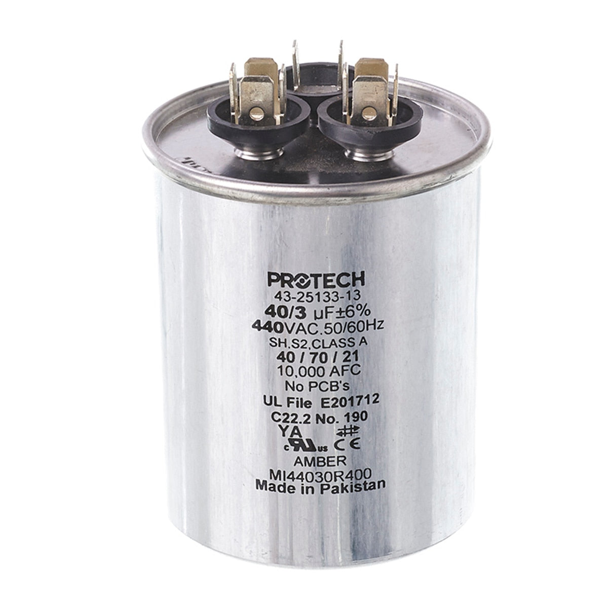 Rheem 43-25133-13 40/3/440 Dual Round Metal Finish