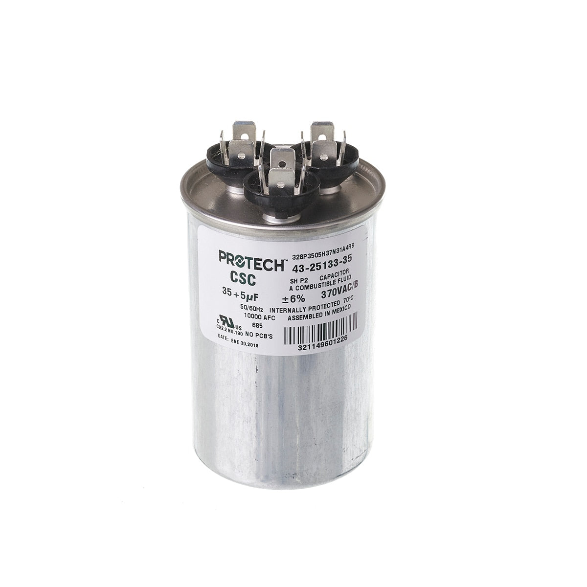 Rheem 43-25133-35 Capacitor - 35/5/370