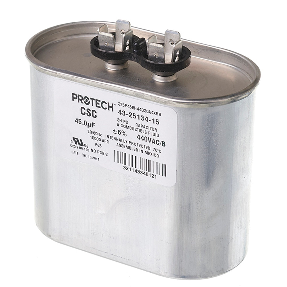 Rheem 43-25134-15 45/440 Single-Oval Metal Finish
