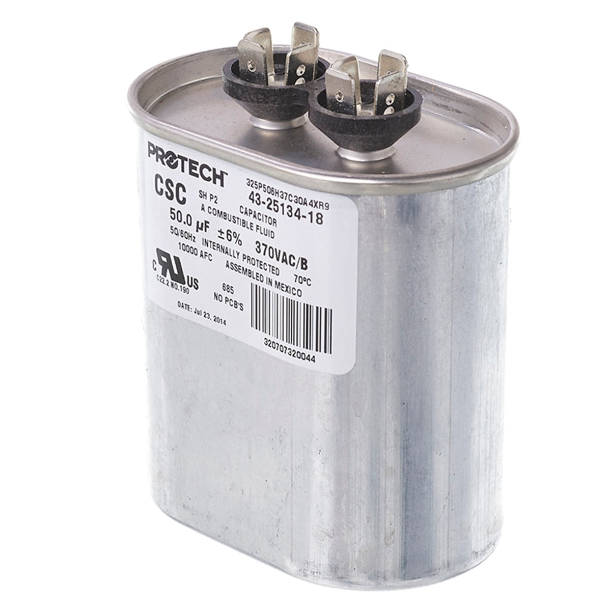 Rheem 43-25134-18 50/370 Single-Oval Metal Finish