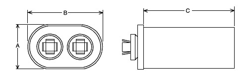 Rheem 43-25134-22 10/440 Single-Oval Metal Finish