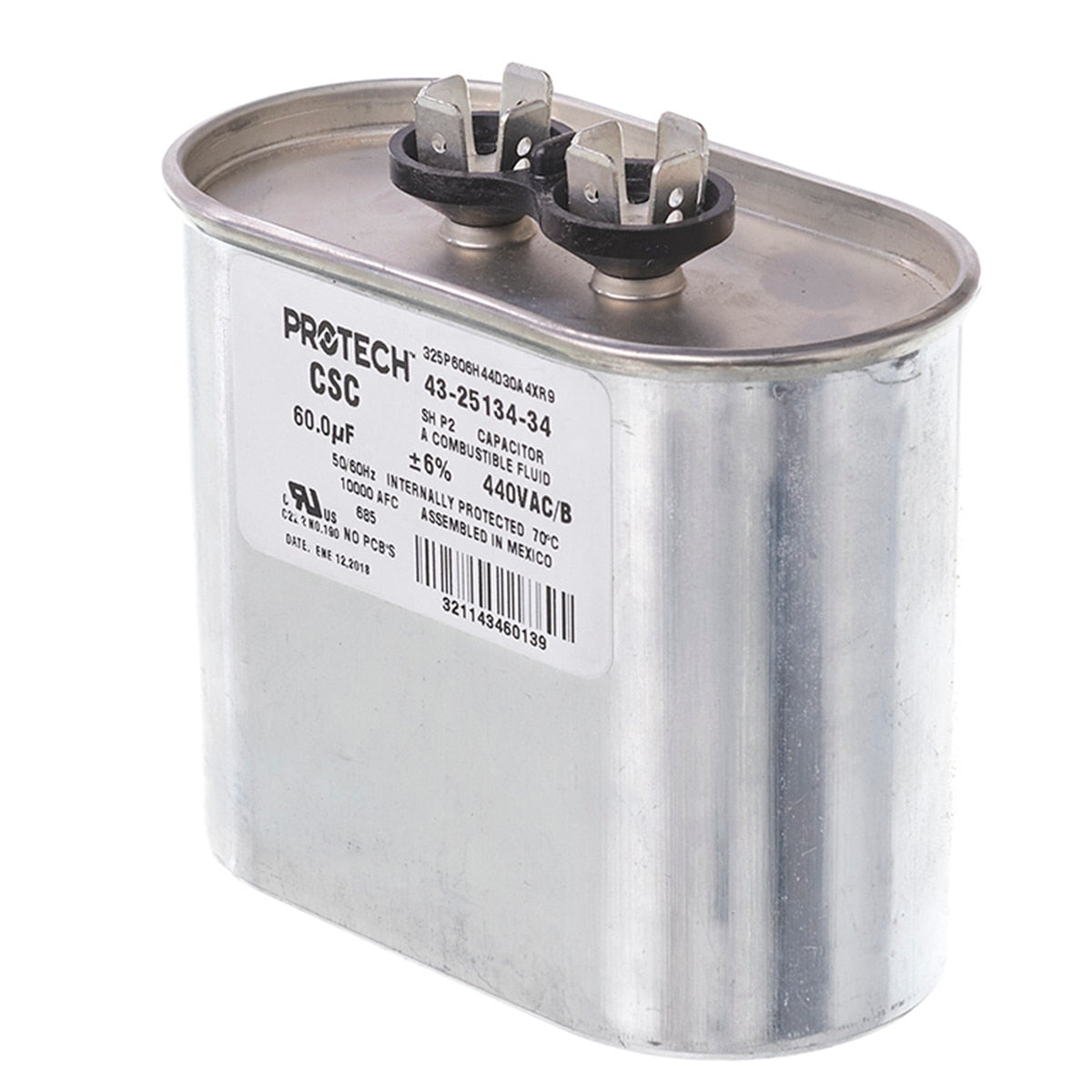 Rheem 43-25134-34 60/440 Single-Oval Metal Finish
