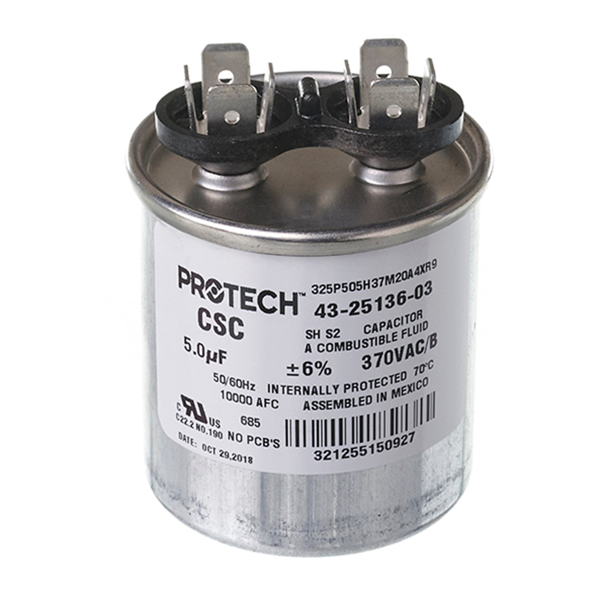 Rheem 43-25136-03 Capacitor 5/370