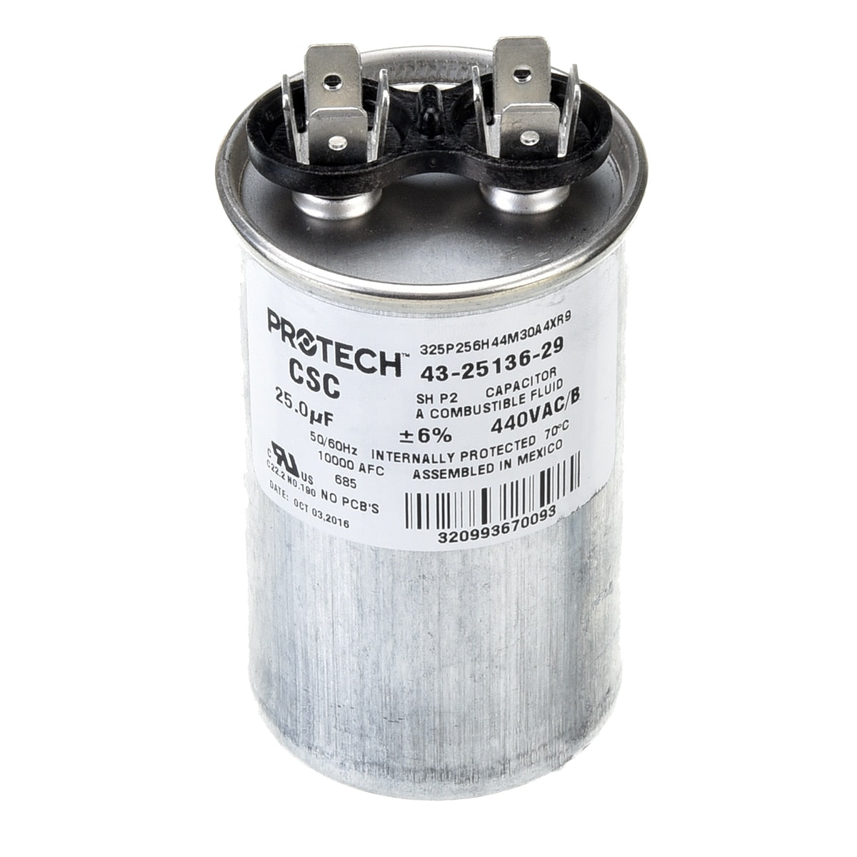 Rheem 43-25136-29 Capacitor 25/440