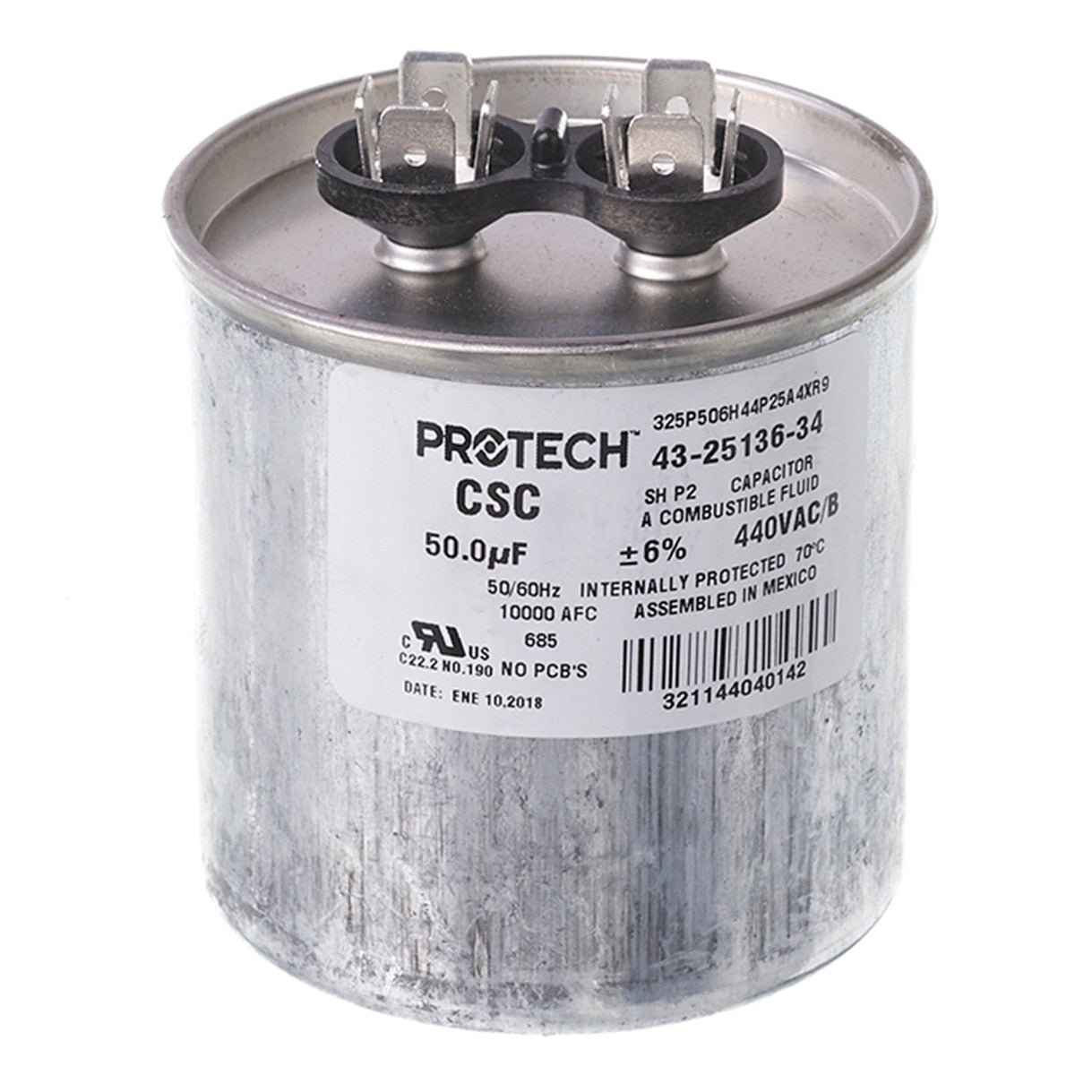 Rheem 43-25136-34 Capacitor 50/440